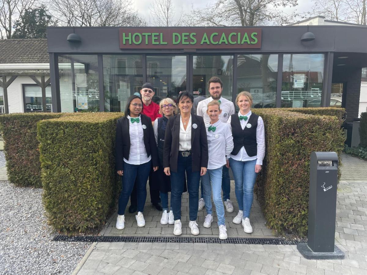Logis Hotel Restaurant Des Acacias Lille Neuville En Ferrain エクステリア 写真