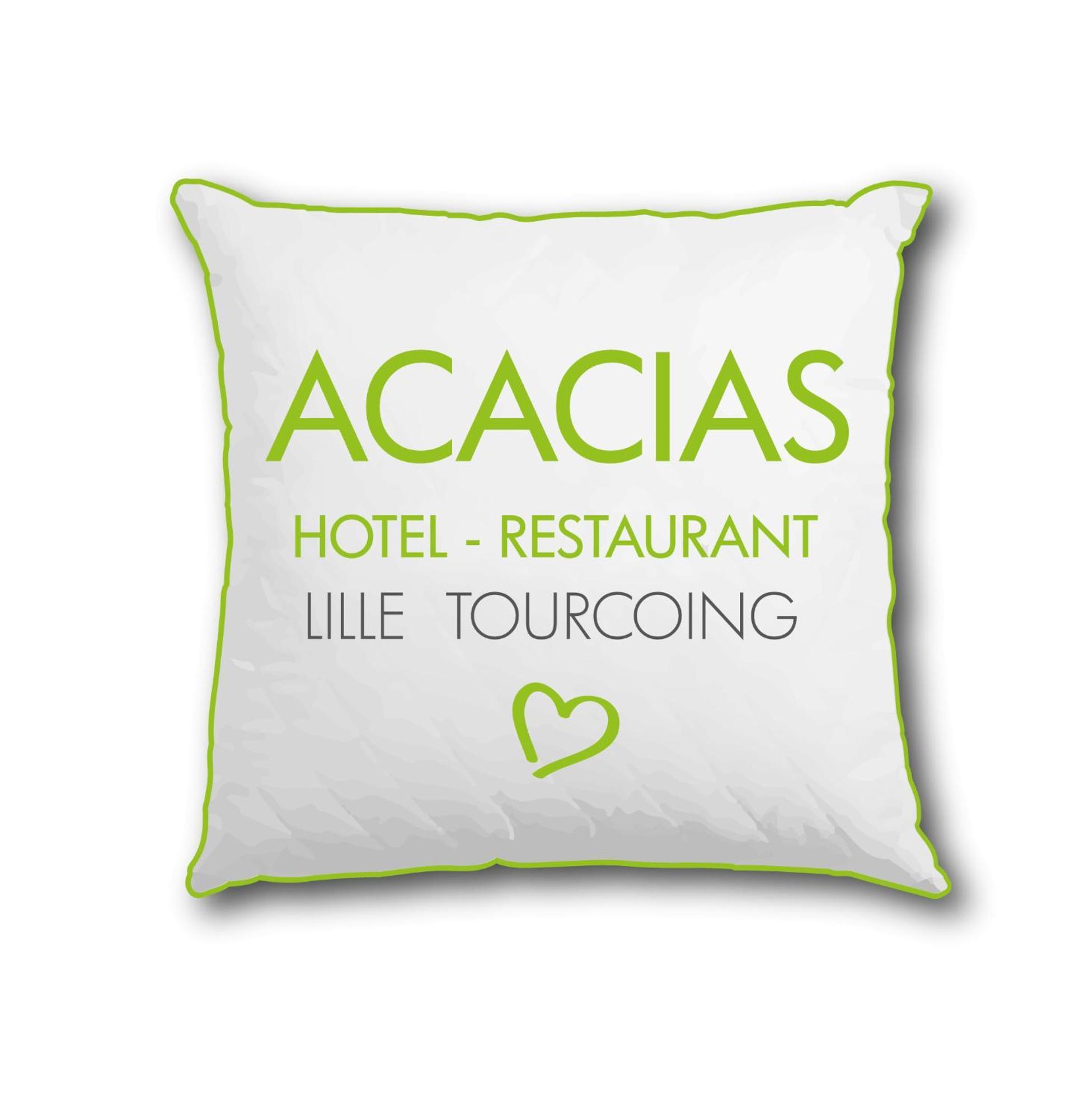 Logis Hotel Restaurant Des Acacias Lille Neuville En Ferrain エクステリア 写真